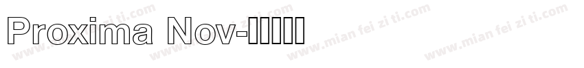 Proxima Nov字体转换